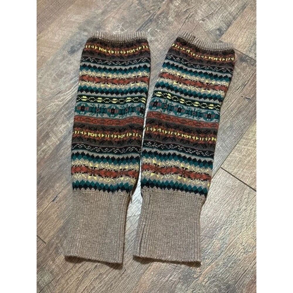 Bohemian Wool Leg Warmers Boot Cuffs Nordic